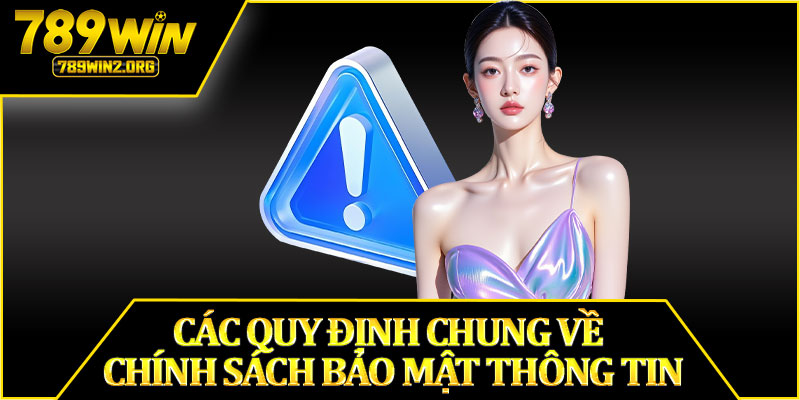 Các Quy Định Chung Về Chính Sách Bảo Mật Thông Tin